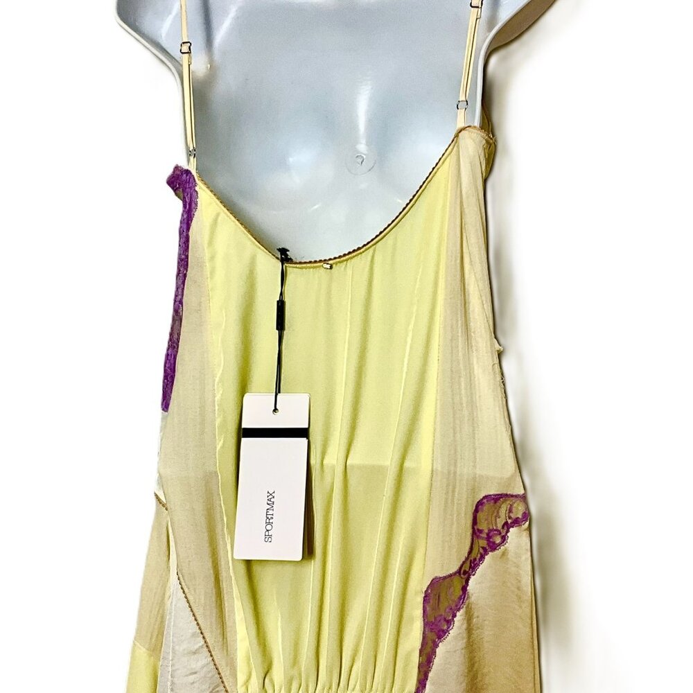 Sportmax "Donald" Silk Dress Size IT 42 Italy - Picture 3 of 15